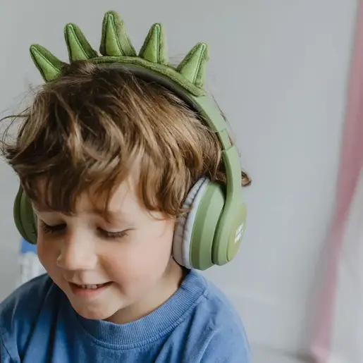Kidywolf KIDYEARS Dječije Bluetooth slušalice s motivom – Dinosaur