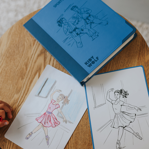 Kidywolf KIDYDRAW-PAD dodatni set ilustracija – Sport