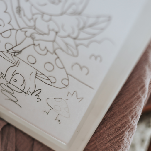 Kidywolf KIDYDRAW-PAD dodatni set ilustracija – Bajke 6+