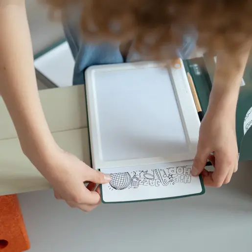 Kidywolf K-DRAW-PAD Svjetleća tabla za crtanje s 30 ilustracija – Meli-melo