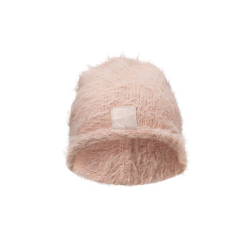 Elodie Plišana pletena kapa Furry Knit Beanie, Powder Pink 2-3g