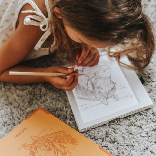 Kidywolf KIDYDRAW-PAD dodatni set ilustracija – Konji
