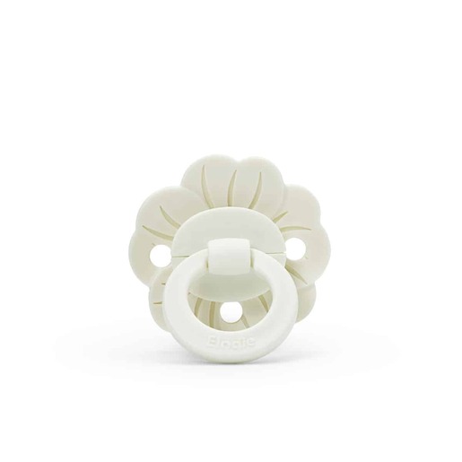 Elodie simetrična cucla/duda Kaučuk - Bloom Vanilla White 3m+
