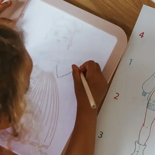 Kidywolf KIDYDRAW PRO Svjetleća tabla za crtanje i pisanje - Pink