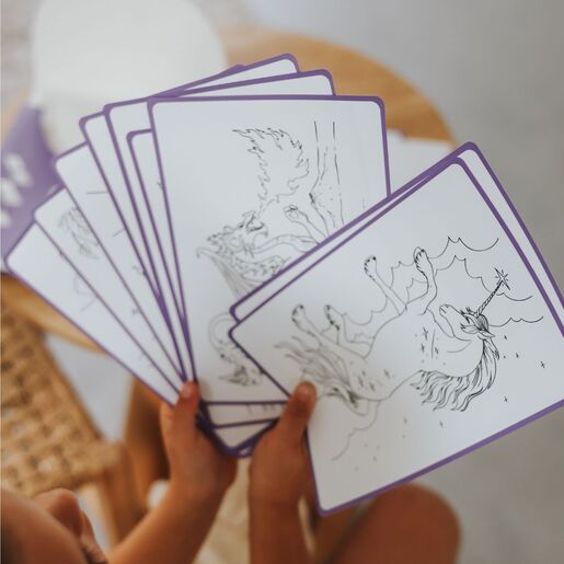 Kidywolf KIDYDRAW-PAD dodatni set ilustracija – Bajke 8+