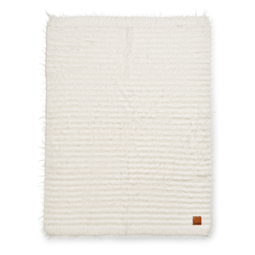 Elodie Plišana pletena dekica - Furry Knit Blanket, Vanilla White