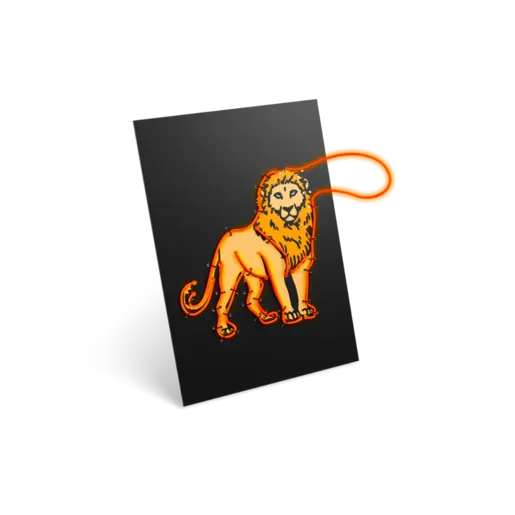 Kidywolf KIDYNEON Kreativni set za svjetleću zidnu dekoraciju - Animals