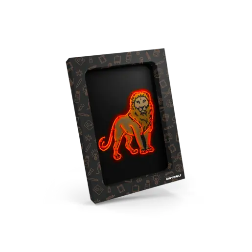 Kidywolf KIDYNEON Kreativni set za svjetleću zidnu dekoraciju - Animals