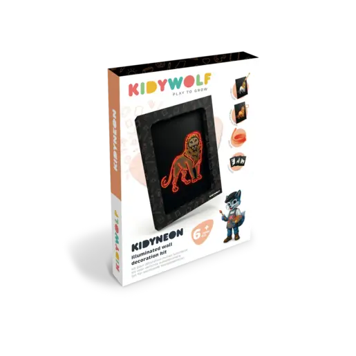Kidywolf KIDYNEON Kreativni set za svjetleću zidnu dekoraciju - Animals