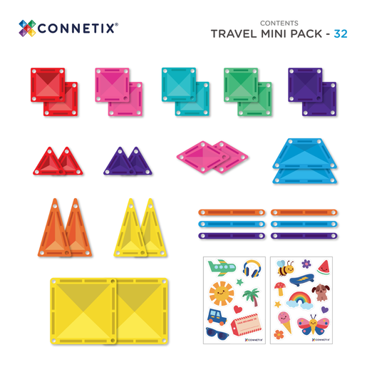 Connetix Tiles – Travel Mini set (32 kom)
