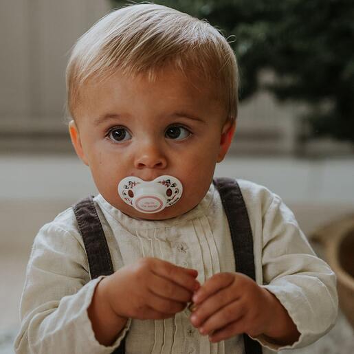 Elodie anatomska cucla/duda 3m+, Joy to the world