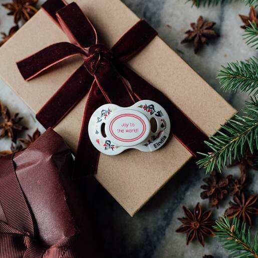 Elodie anatomska cucla/duda 3m+, Joy to the world