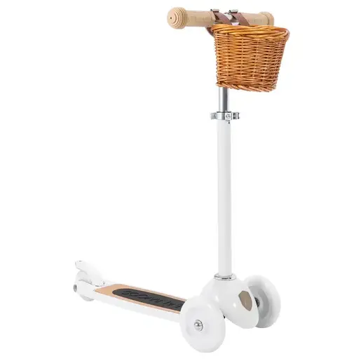 Banwood Romobil Trotinet - White + Pletena korpica