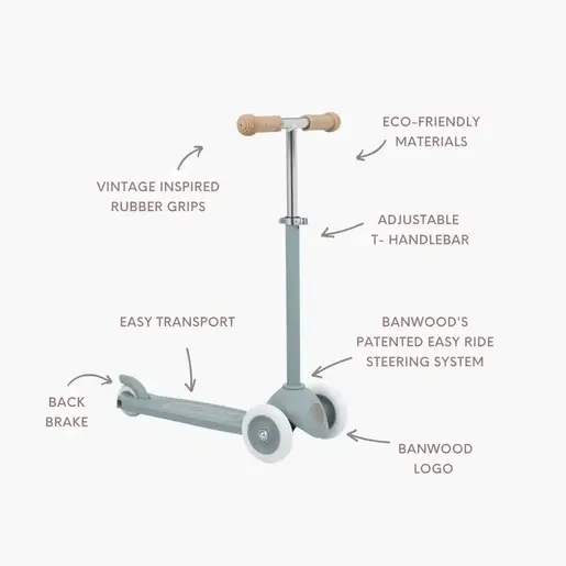 Banwood ECO Romobil Trotinet - Teal