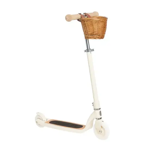 Banwood Maxi Romobil Trotinet - Cream + Pletena korpica
