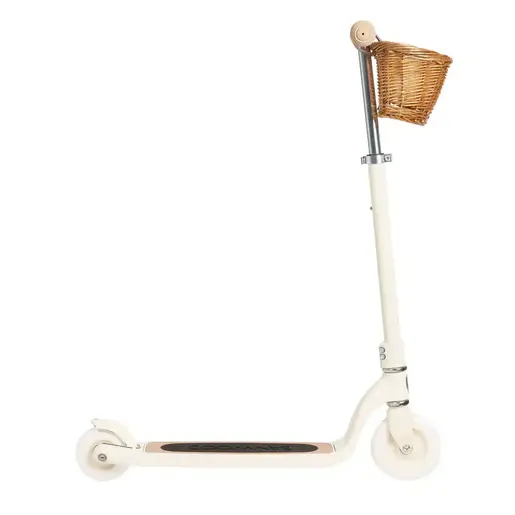 Banwood Maxi Romobil Trotinet - Cream + Pletena korpica