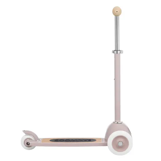 Banwood Romobil Trotinet - Dusty Pink + Pletena korpica