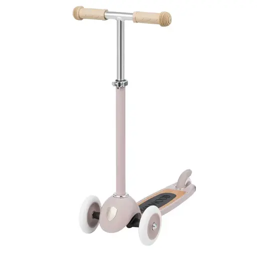 Banwood Romobil Trotinet - Dusty Pink + Pletena korpica