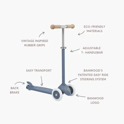 Banwood ECO Romobil Trotinet - Deep Sea