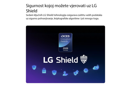 LG NanoCell televizor 85NU800B3LA, 4K Ultra HD, Smart TV, webOS 26, α7 AI Processor 4K Gen9, HDR10 / HLG, 2.0ch 20W, Crni
