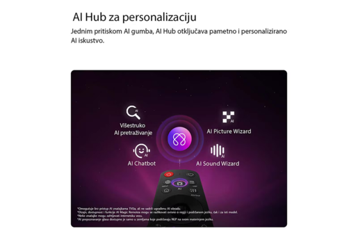 LG NanoCell televizor 85NU800B3LA, 4K Ultra HD, Smart TV, webOS 26, α7 AI Processor 4K Gen9, HDR10 / HLG, 2.0ch 20W, Crni