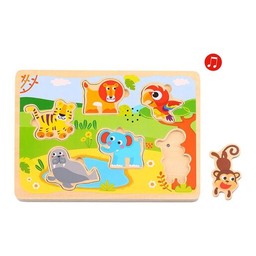Tooky Toy Zvučna slagalica životinje