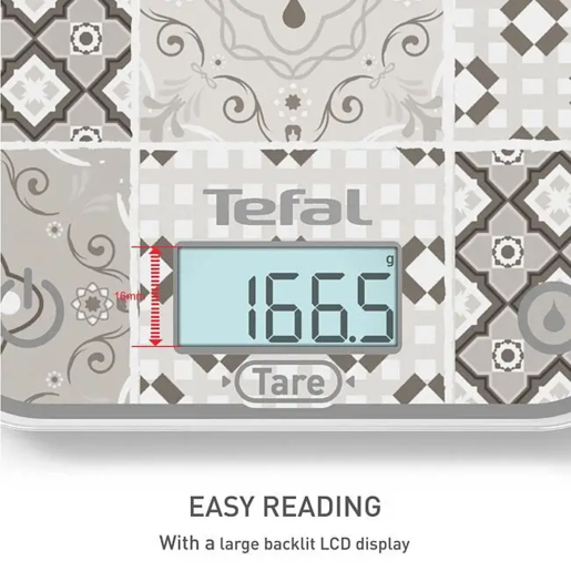 TEFAL kuhinjska vaga BC50D6V0 Optiss, do 5 kg, višebojna