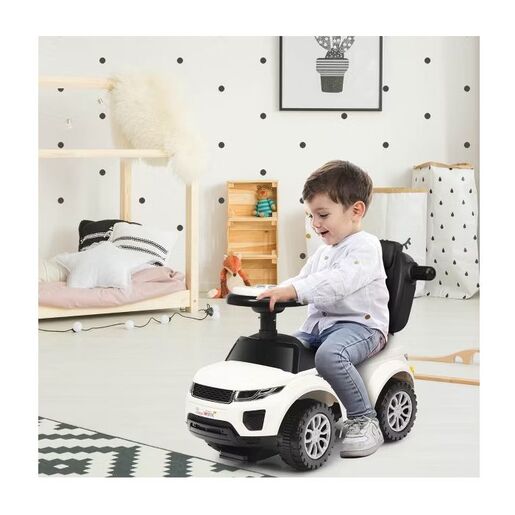 Prince Toys dječija guralica-auto s krovićem, bijela