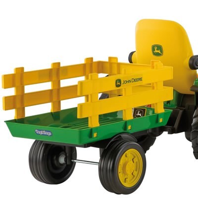 Peg Perego John Deere Ground Force traktor sa prikolicom na akumulator LITHIUM 12V