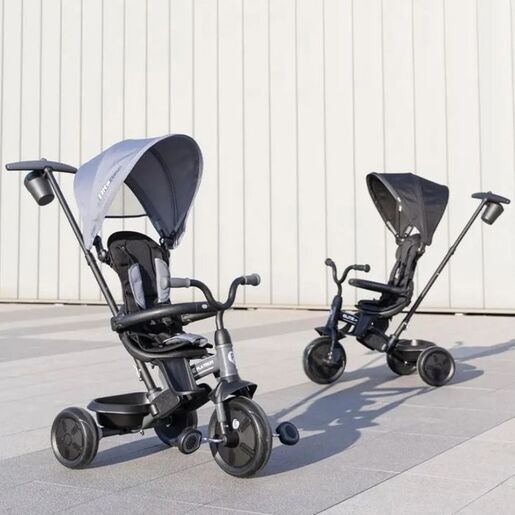 QPlay Tricikl Elite Platinum - Sivo