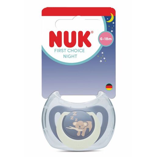 NUK First Choice Night duda, plava, 18–36 mj.