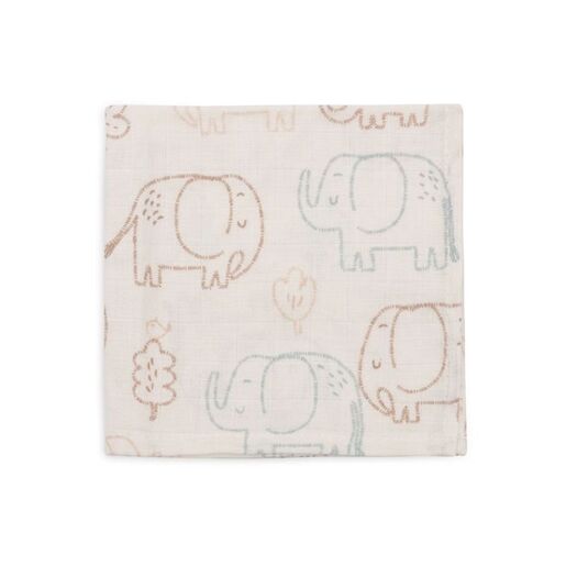 Jollein muslin krpice Elephant Tales 3kom