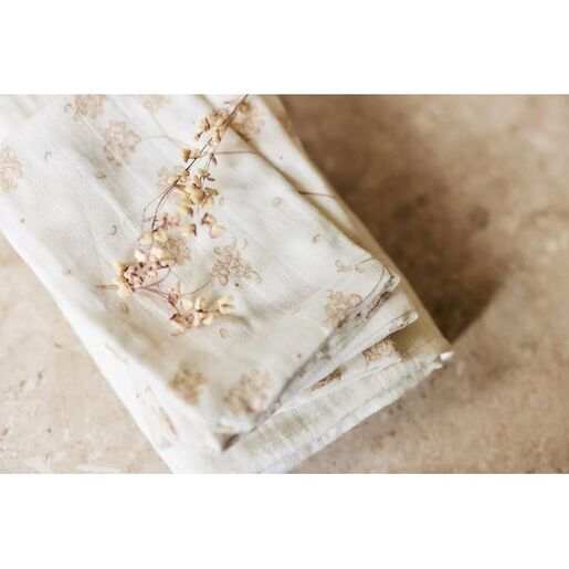 Jollein muslin krpice Leafy Dreams 3kom