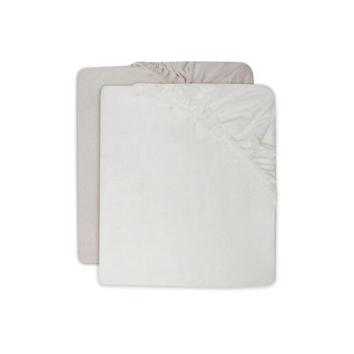 Jollein navlaka za madrac Ivory/White 2kom