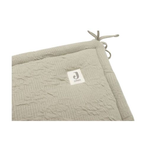 Jollein ogradica za krevetić Soft Waves Olive Green