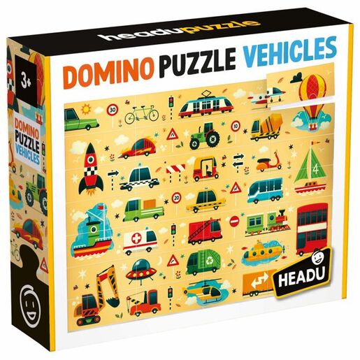 HEADU Domino puzzle - vozila
