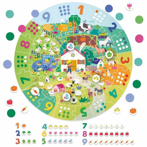 HEADU Okrugle puzzle