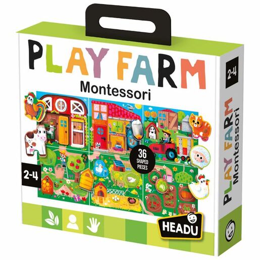 HEADU Montessori Puzzle Farma