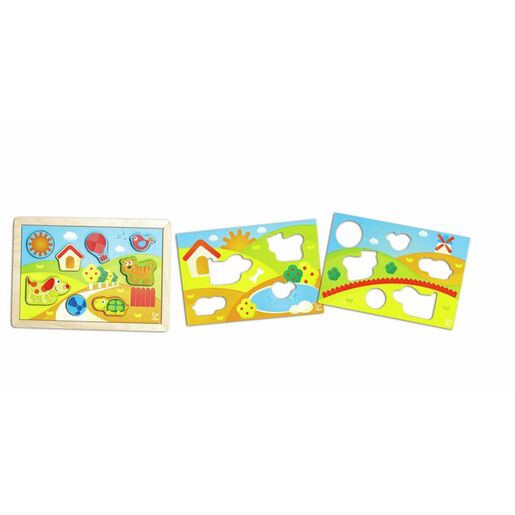 Hape Drvene geometrijske puzzle
