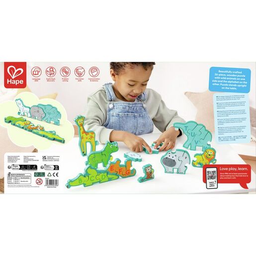 Hape Drvene puzzle abecede i životinja