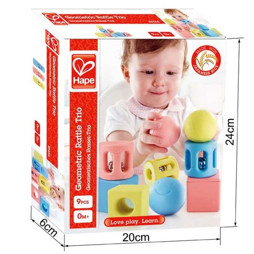 Hape silikonski set Geometrijski oblici