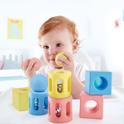 Hape silikonski set Geometrijski oblici