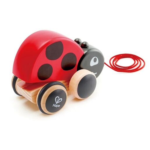 Hape drvena igračka Bubamara na povlačenje