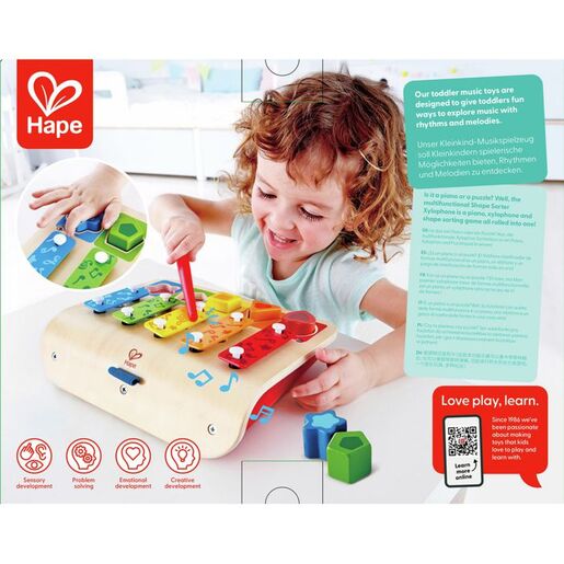 Hape Edukativni drveni ksilofon
