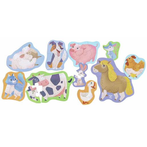 Hape Puzzle kartonske životinje