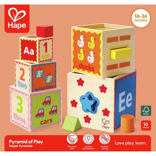 Hape Kocke i sorter oblika