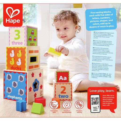 Hape Kocke i sorter oblika