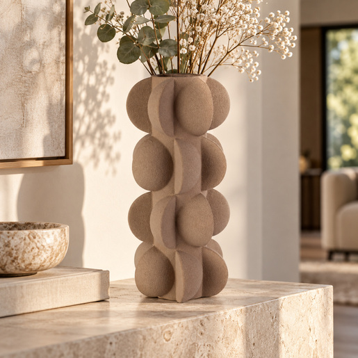 Bizzotto vaza Romi 34 cm, smeđa