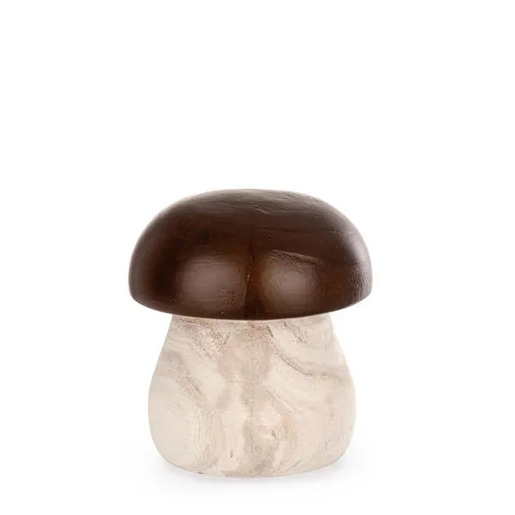Bizzotto dekorativna gljiva Derik 13 × 14 cm, smeđa