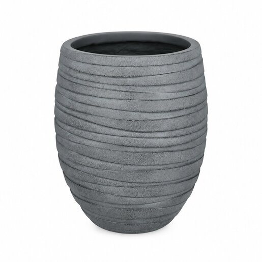 Bizzotto saksija Strips mala 25 × 31 cm, siva